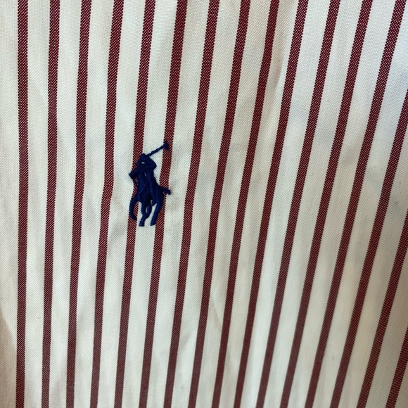 Polo Ralph Lauren Classic Fit Striped Oxford Shirt size L （16.5-34/35） - Picture 5 of 9